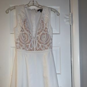 White lace dress